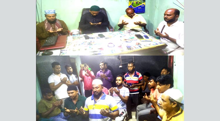 লিপি ওসমানের সুস্থতা কামনায় যুবলীগ নেতা খান মাসুদের দোয়া