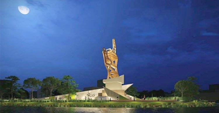 পূর্বাচলে বঙ্গবন্ধু স্কয়ারের ভিত্তিপ্রস্তর স্থাপন
