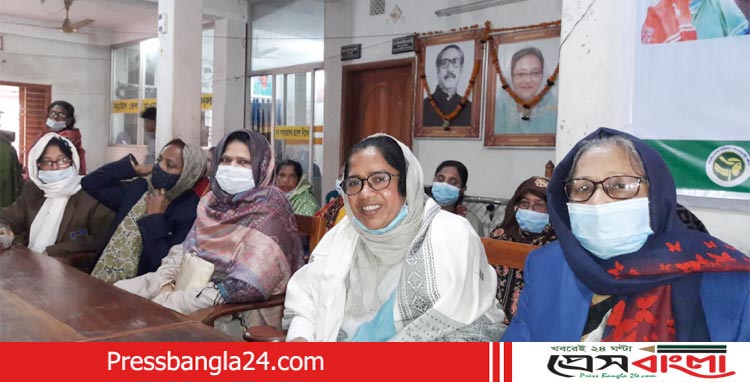 নড়াইলে পৌরসভা নির্বাচনকে কেন্দ্র করে মহিলা আ’লীগের জরুরি সভা