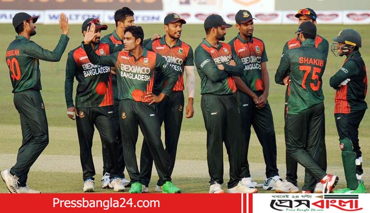 ওয়েস্ট ইন্ডিজকে দ্বিতীয় বারের মত হোয়াইট ওয়াশ করল টাইগাররা