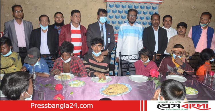 ভালোবাসা দিবসে সুবিধাবঞ্চিত শিশুদের পাশে সিদ্বিরগঞ্জ থানা প্রেস ক্লাব