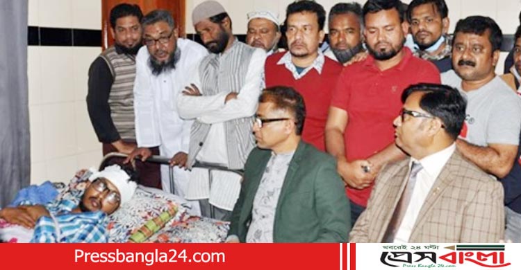 রনি বাহিনীর হামলায় আহত সাগর ও উজ্জলের খোঁজ নিলেন বিএনপির শীর্ষ নেতারা