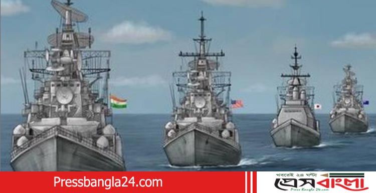 চীনকে ঠেকাতে একজোট হচ্ছে প্রভাবশালী চারটি দেশ