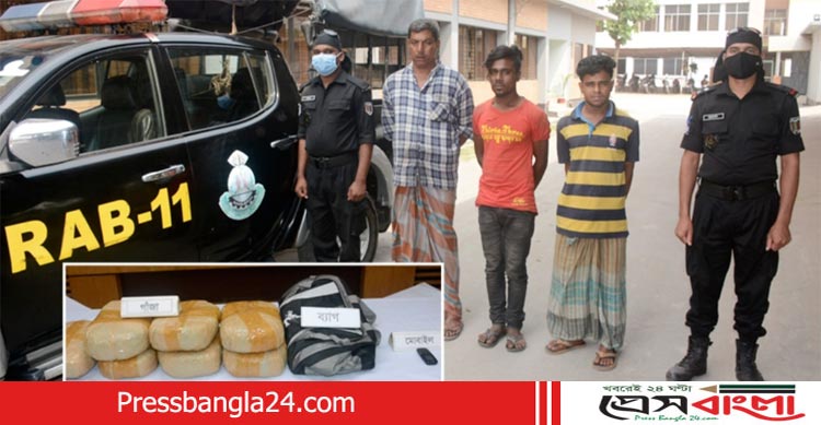 না’গঞ্জে ২৪ কেজি গাঁজা সহ ৪ মাদক কারবারি গ্রেফতার