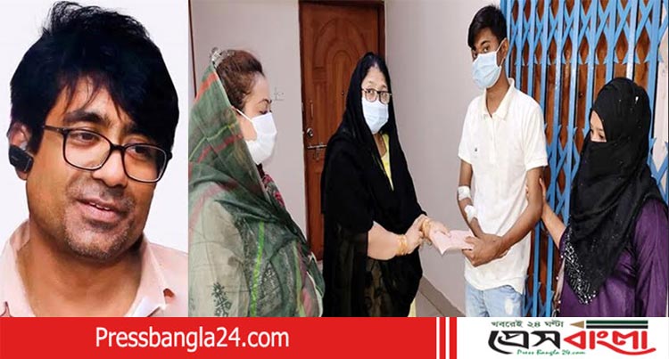 কিডনী রো‌গে আক্রান্ত যুবকের পা‌শে দাঁড়া‌লেন আজ‌মেরী ওসমা‌ন
