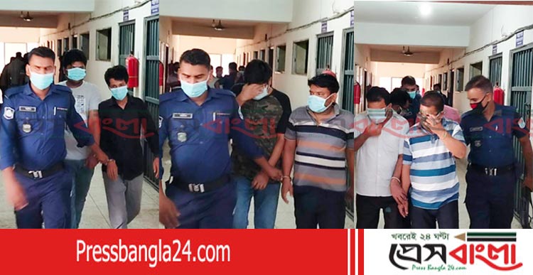 না‘গঞ্জে ইয়ার্ণ মার্চেন্ট কার্যালয় থেকে ২২ জুয়াড়ি গ্রেফতার