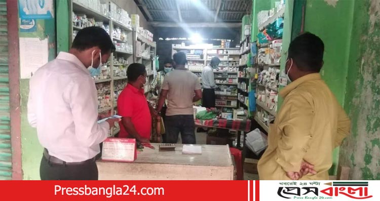 রাণীশংকৈলে ভ্রাম্যমাণ আদালতে ১৩ জনকে ১১৭০০ টাকা জরিমানা
