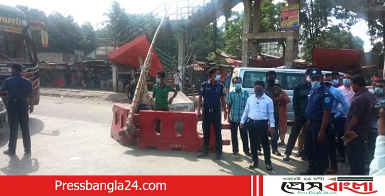 লকডাউনের প্রথম দিনেই ঢাকা-চট্টগ্রাম মহাসড়কে ৮০ প্রাইভেট কার আটক
