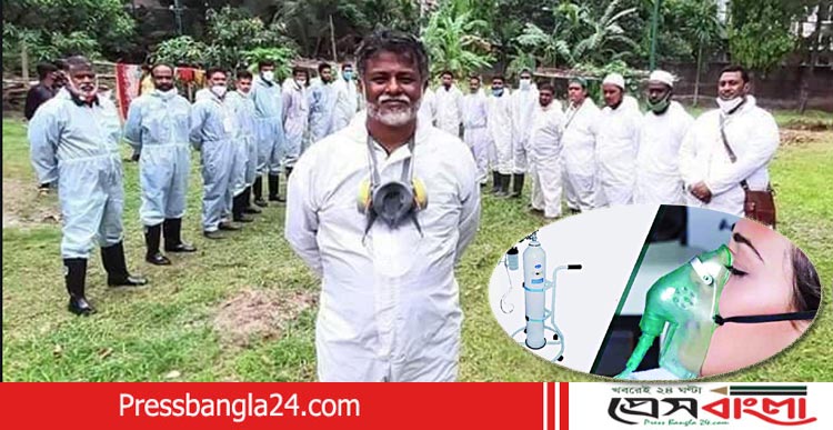 টিম খোরশেদ এর ফ্রী অক্সিজেন সার্পোটের সংখ্যা ৪০০ ছাড়ালো