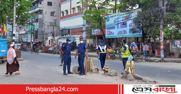 জেলা পুলিশের উদ্যোগে বদলে গেলো নগরীর চিত্র