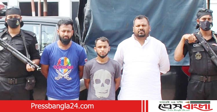 বিদেশী পিস্তলসহ ৩ জন আটক