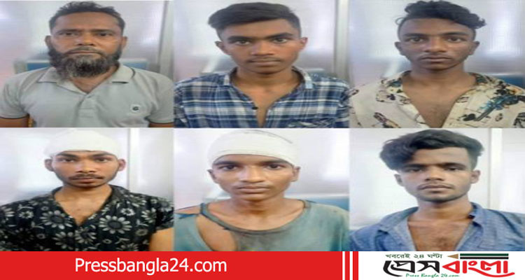 ফতুল্লার সন্ত্রাসী সাল্লু ও রাজু বাহিনীর ছয় সদস্য গ্রেফতার